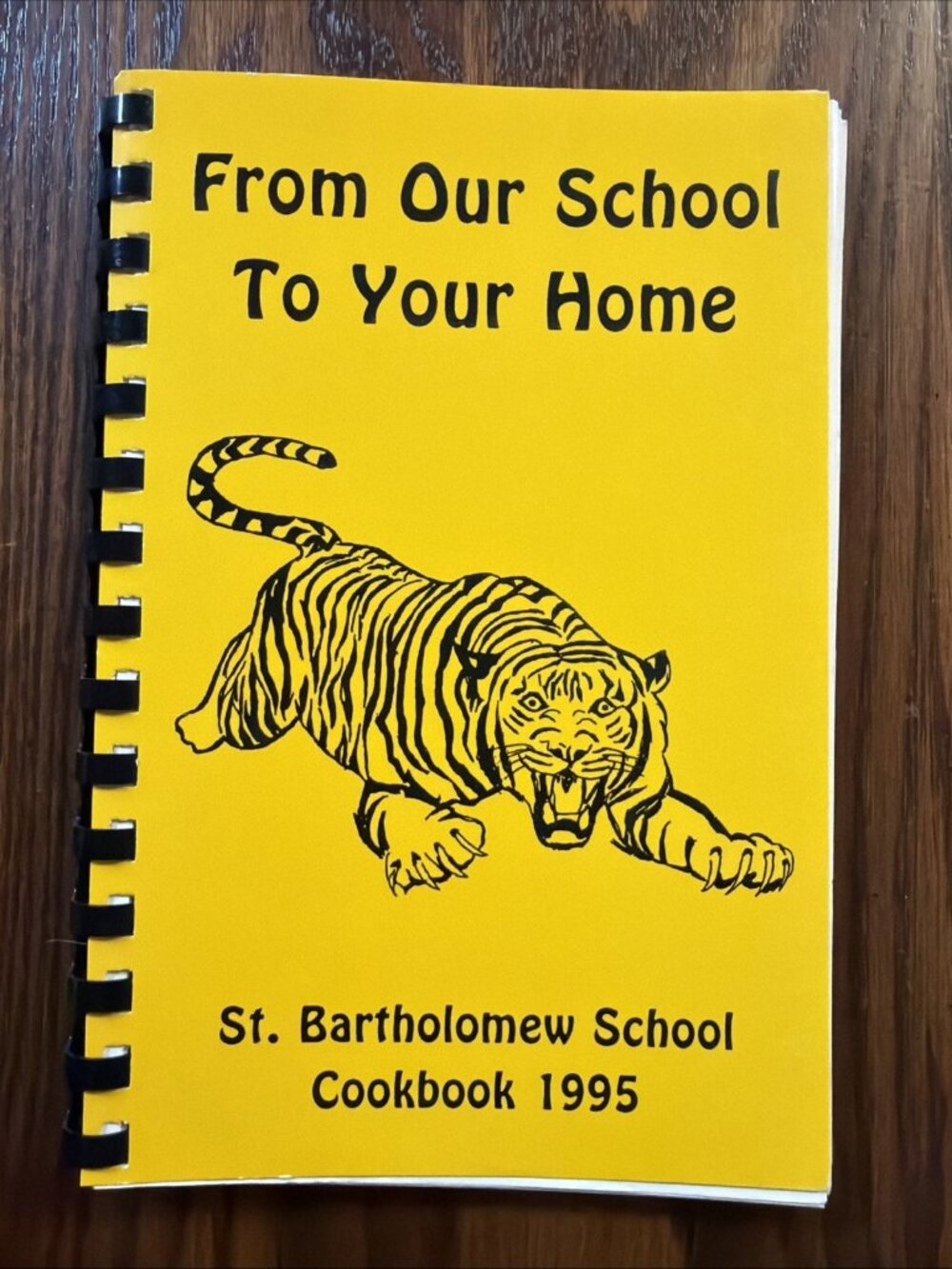 From Our School To Your Home St. Bartholomew School Cookbook 1995 Providence RI